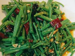 炝炒南瓜苗-花椒笑成都小馆(百脑汇店)