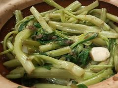 虾酱啫通菜-天宝食坊·啫啫煲大排档(西华路店)