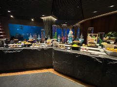 -海棠湾洲际-涛·海底餐厅·美人鱼·自助餐·海底隧道