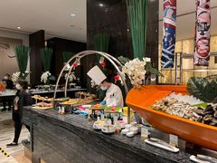 自助取餐区-北京希尔顿逸林酒店-逸轩西餐厅-自助餐厅