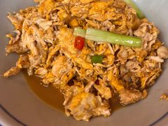 香醋炒土鸡蛋-荆九爷爆炒桥头三嫩(浙大店)