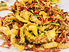干煸鱿鱼头-丽华家常菜