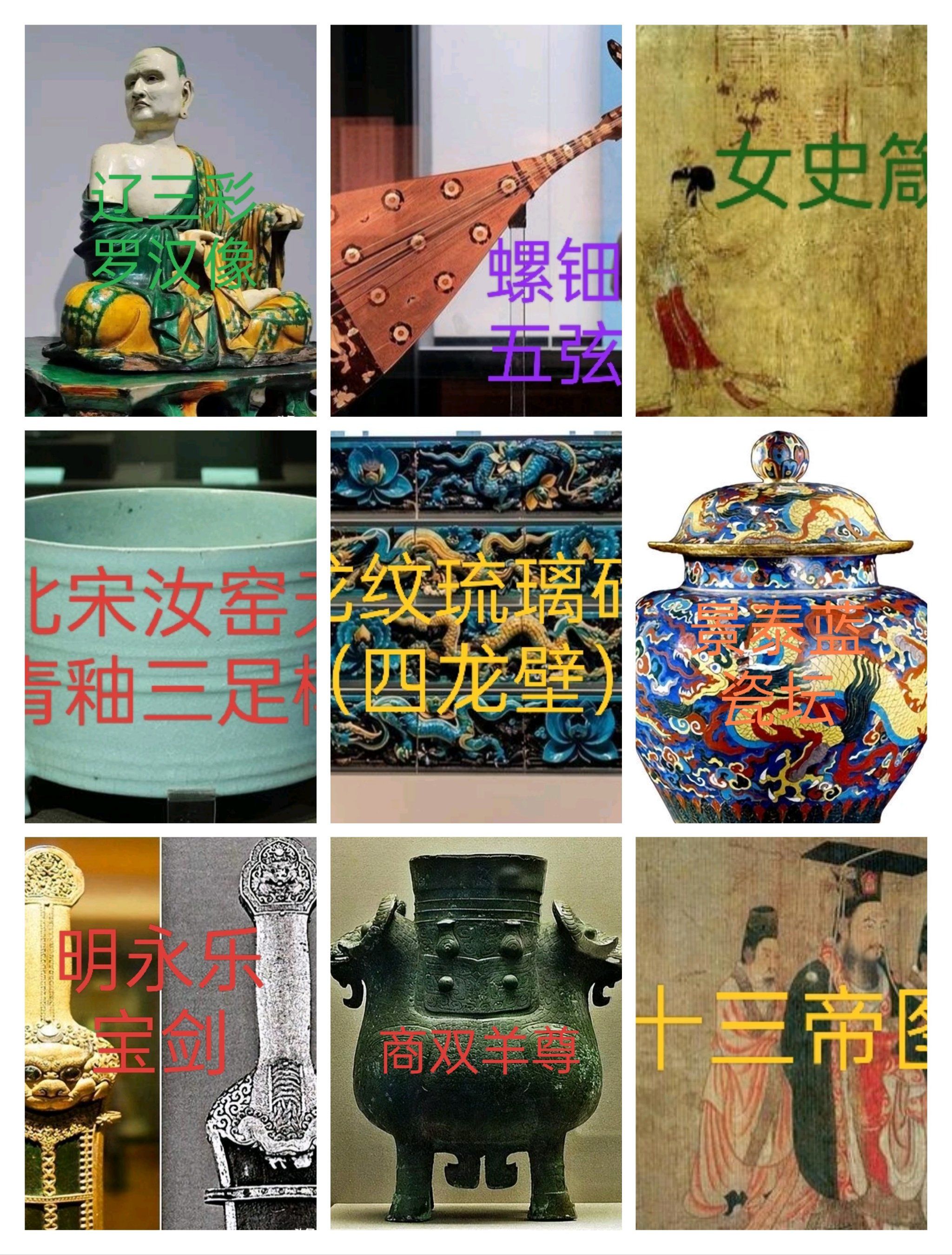 中国十大流失海外顶级文物