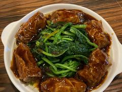 腐皮卷佐小菠菜-建国328 本帮小馆·面馆