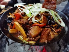 土猪肉吊锅-兴安酒店农家吊锅土菜(天堂寨店)
