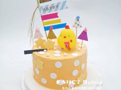 -卡比儿童蛋糕·心意定制·低脂零卡糖动物奶油FancyBALLOON(滨海店)