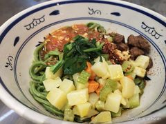 素臊子干拌-秦君宝手擀菠菜面(金花路店)