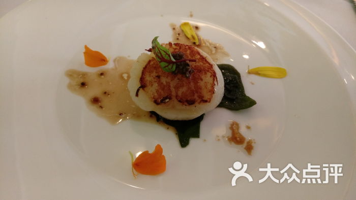 le cham利贞会法式铁板烧香煎北海道大干贝图片 第3张