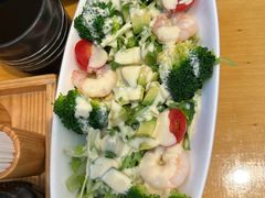鲜虾牛油果味噌蛋黄酱沙拉-胜博殿日式炸猪排(西红门店)