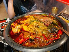 -探鱼·鲜青椒爽麻烤鱼(西南商都店)