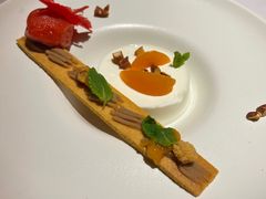 浓情栗意坚果布丁佐草莓冰激凌-王品牛排(珠海富华里店)