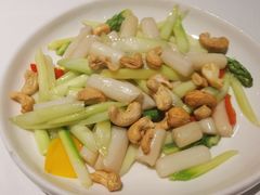 芦笋炒藕带-聚味斋香辣蟹(生态城万达店)