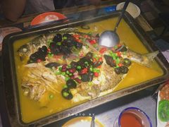 探鱼金汤味-探鱼·鲜青椒爽麻烤鱼(中天广场店)