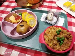蔬菜粒牛肉炒饭儿童餐-西贝(厦门中华城店)