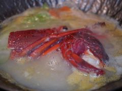 台物：龙虾&nbsp;白味噌锅-南紀白浜 浜千鳥の湯 海舟
