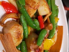 碧绿菌皇炒带子-喜粤8号(四海唐人街店)
