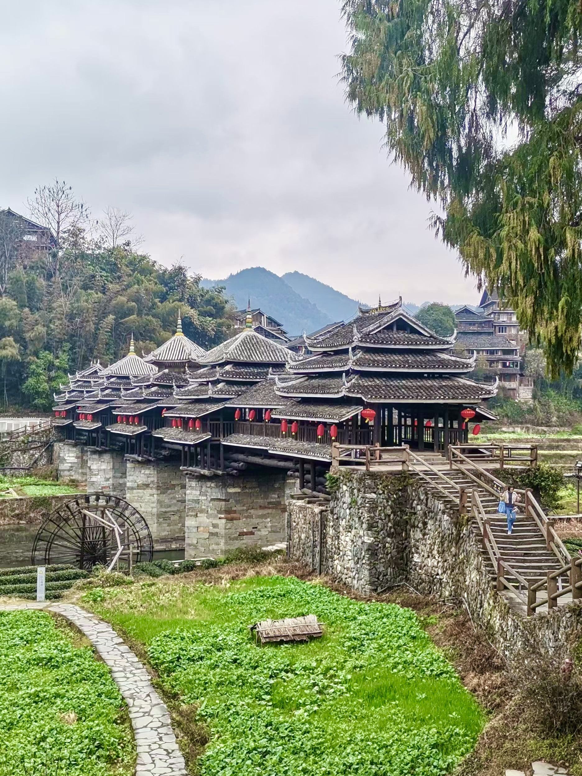 来到了位于广西,湖南,贵州三省交界处的三江县程阳八寨景区
