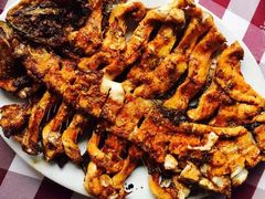 烤虹鳟鱼-劳模山庄