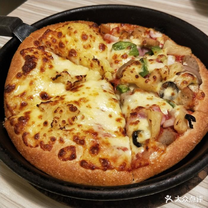 普铁榴莲拼超级至尊披萨