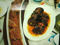 菇虾茄盒-普天和酒楼·新津菜·烤鸭(天津之眼店)