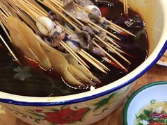 -拈签一笑黄牛肉辣卤串串