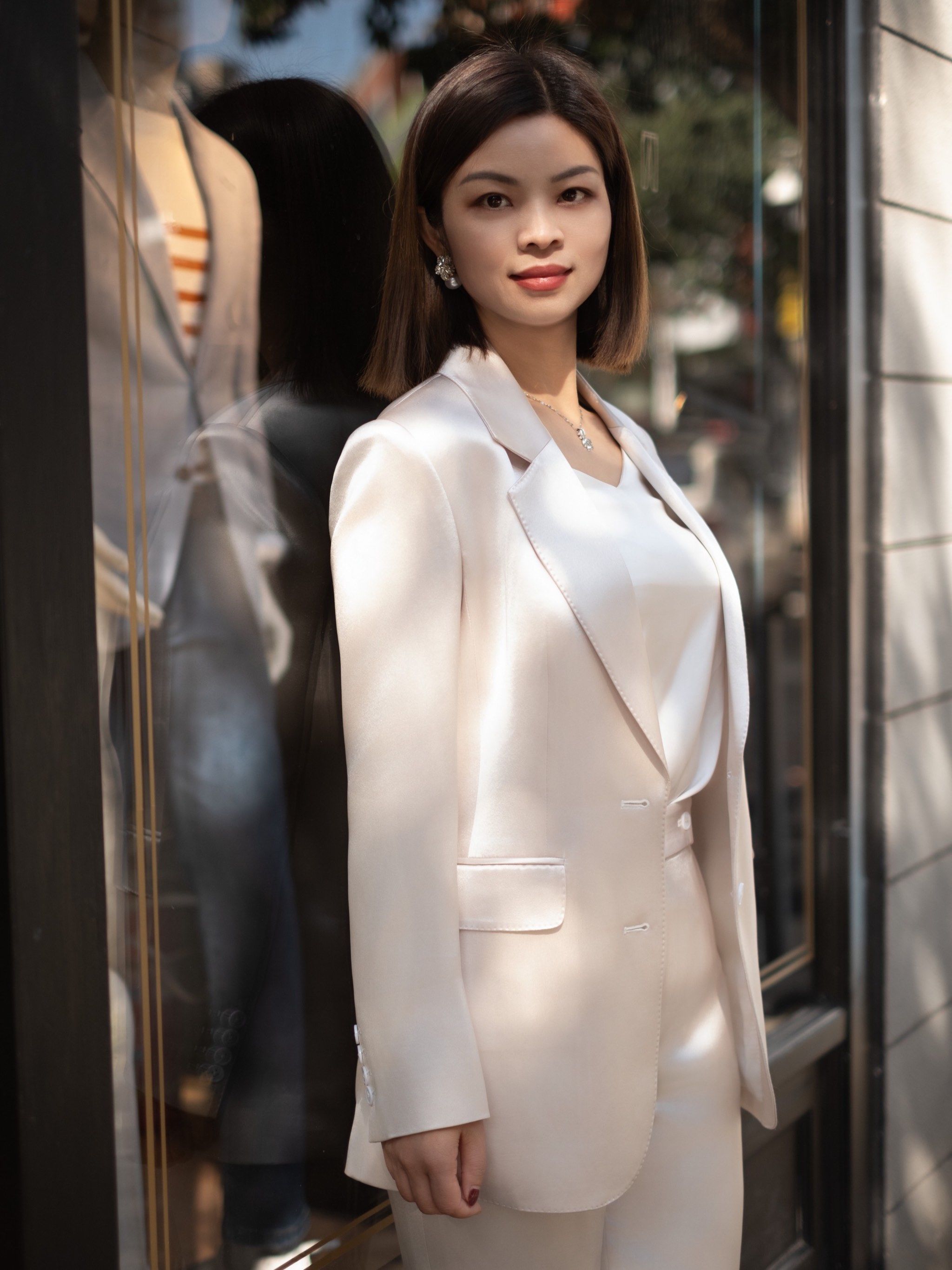 —那一款让你心动的白色女装西服🌸
👗