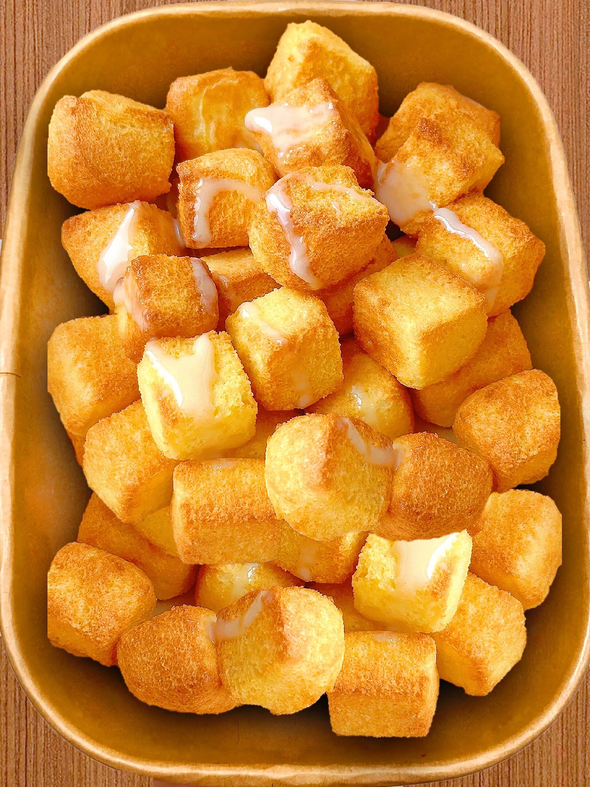 超好吃的炸馒头