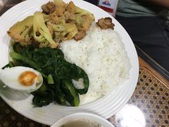 菜花猪肉饭-芬芳甜品(东风西路店)