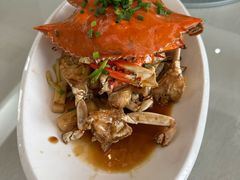 梭子蟹炒年糕-西陵饭店