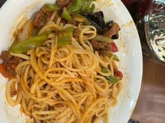 过油肉拌面-巴依老爷新疆美食(牡丹园店)