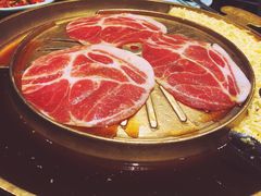 黑猪五花肉-猪啊牛呀羊啊铜盘烤肉(正大广场店)
