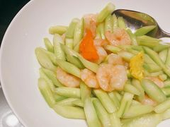 鲍芹炒虾仁-粗茶淡饭·隐庐私厨(东亭店)