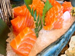 三文鱼刺身-炙柒Sekinana·精致料理 烧鸟·铁板烧(海上世界店)