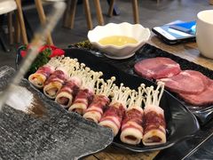 烤肥牛金针菇卷-韩俊焰烤肉自助餐(增城万达广场店)