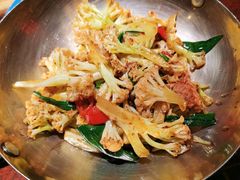 干锅有机花菜-绿茶餐厅(蓝色港湾店)