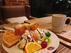 水果冰淇淋松饼-漫咖啡(奥体店)