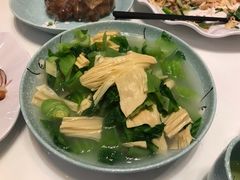 鲜支竹捞水东芥菜-清晖小苑•顺德地方菜(壹海城店)