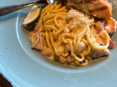 三文鱼海鲜茄汁面-The Diner X餐厅(青岛万象城店)