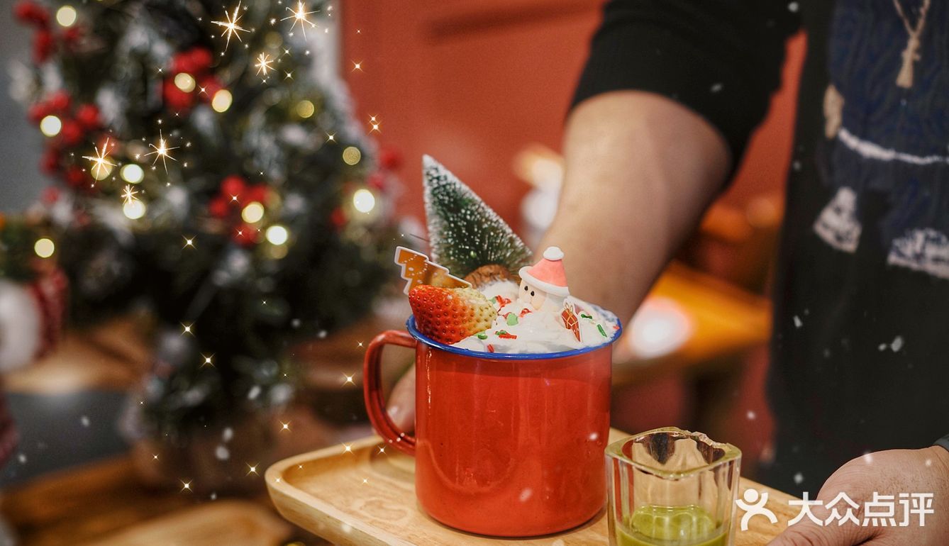 吃火锅🥘却点满了一整桌的甜品🎄🎅🏻