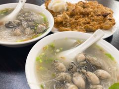 蚵仔线面-建国蚵煎蚵面