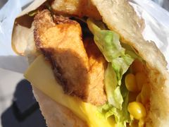 -小红车炸蛋葱油饼