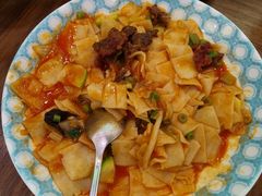 新疆炒面片-丝路传奇·中国拉面航母店(北医三院店)