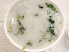 生菜肉片鱼片粥-番禺宾馆丽苑厅