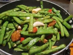 干锅四季豆-小菜园新徽菜(常州金坛吾悦店)