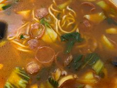 香肠肉丝面-项记面馆(明瓦廊店)