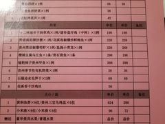 菜单-黔香阁(碧云店)