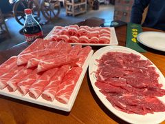 自卷羊上脑-義聚德·清真铜锅涮羊肉·烧烤(河东店)