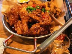 炸鸡翅一半一半-富乐满韩国正宗炸鸡韩国料理(虹泉路店)