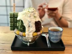 日式抹茶生乳かき氷-WONDER ICE 萬得冰田(建設路总店)
