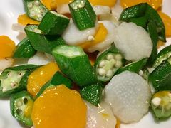 秋葵南瓜炒山药-粤麓轩餐厅(中信泰富广场店)